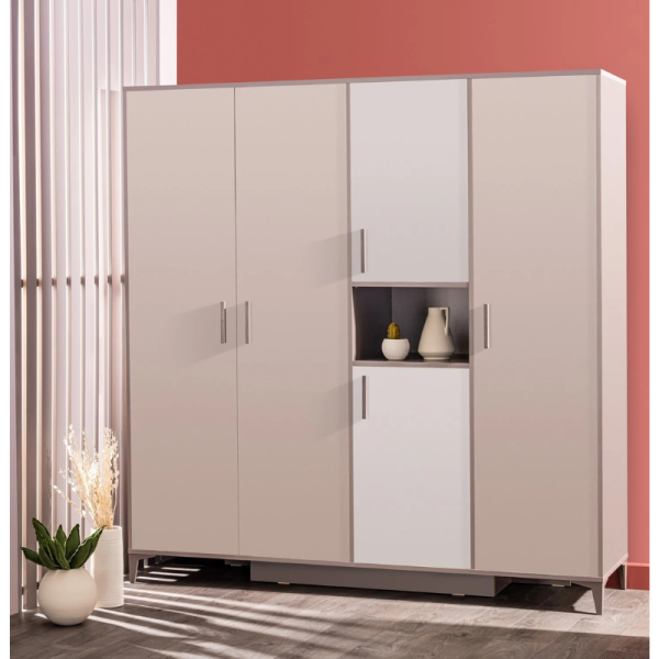 Четирикрилен детски гардероб RIGA