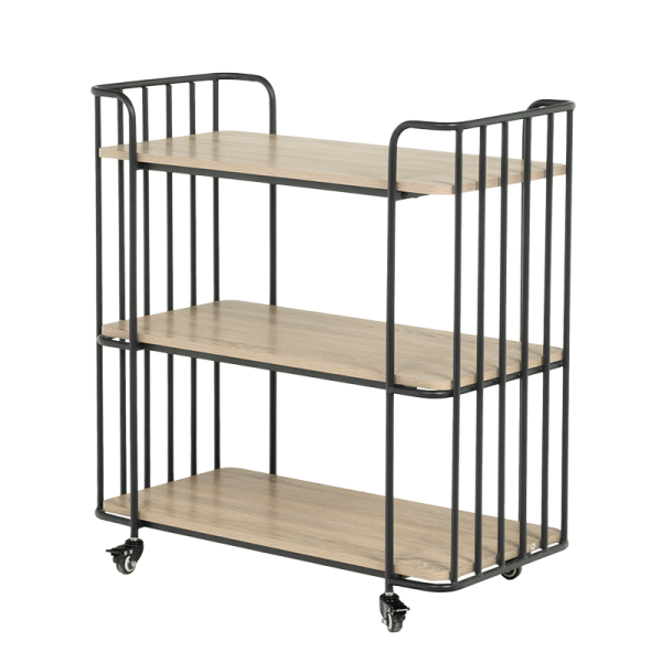 Помощна количка VARBERG - дъб сонома