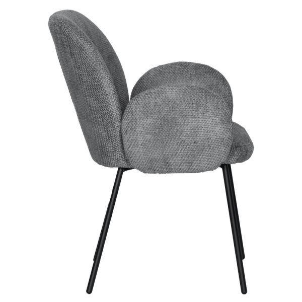 Трапезен стол OLIVER - сив 68