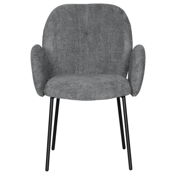 Трапезен стол OLIVER - сив 68