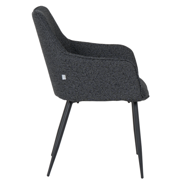 Трапезен стол BARNET - тъмносив SH