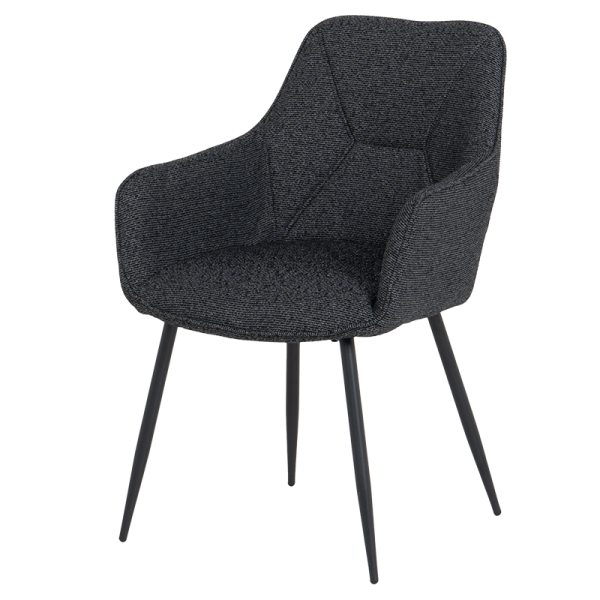 Трапезен стол BARNET - тъмносив SH