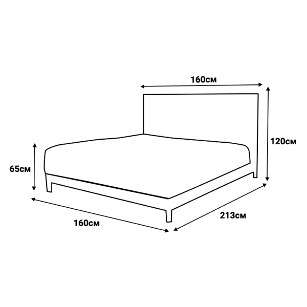 Тапицирана спалня с матрак PAROS 160 х 200 - сребърен AN