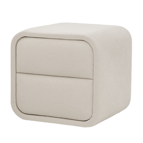 Нощно шкафче за спалня BUMBY - бял 1