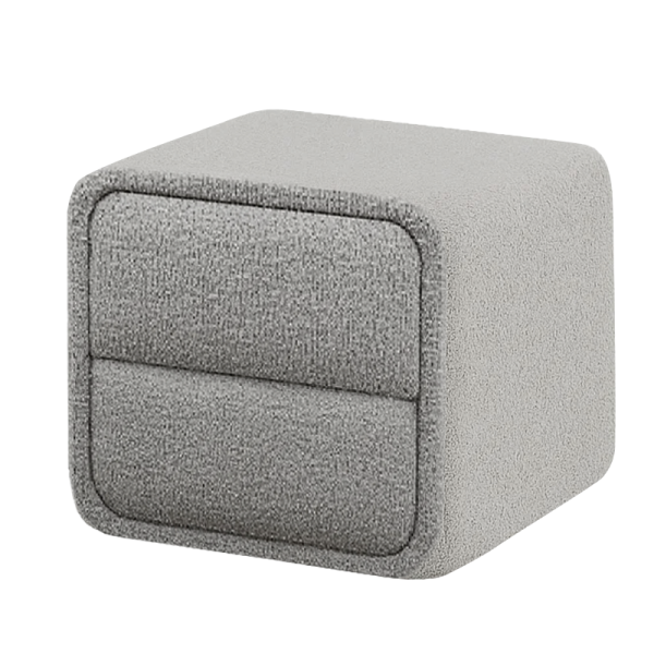 Нощно шкафче за спалня RODOS - светлосив 326