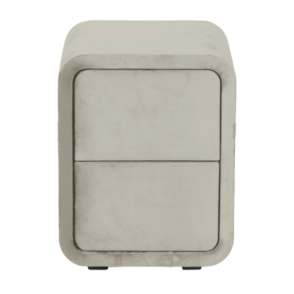 Нощно шкафче за спалня FALLONE - бежов 02