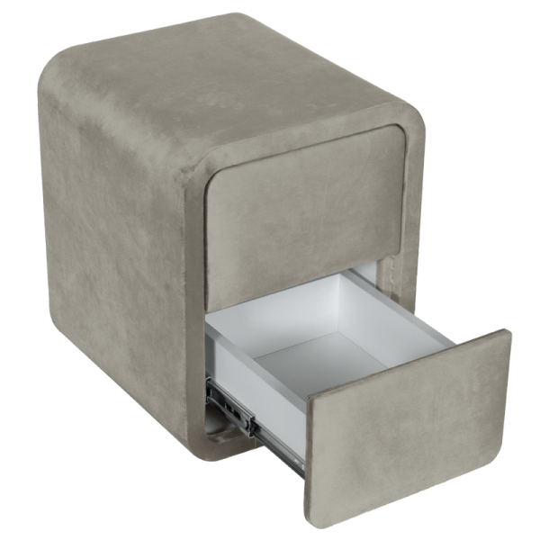 Нощно шкафче за спалня FALLONE - бежов 02