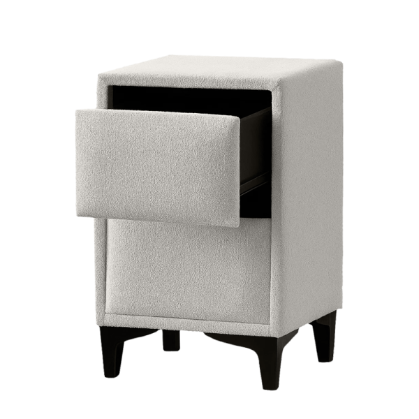 Нощно шкафче за спалня MATHILDA - светлосив 21