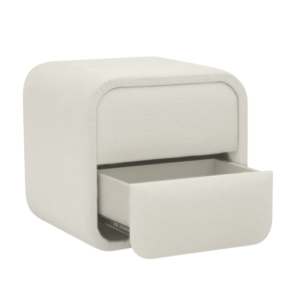 Нощно шкафче за спалня ATHENA - слонова кост SY