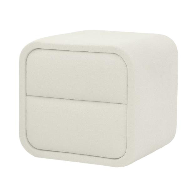 Нощно шкафче за спалня ATHENA - слонова кост SY