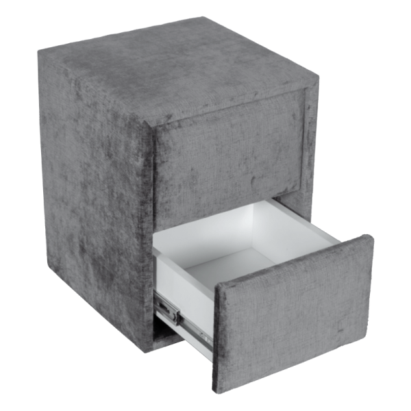 Нощно шкафче за спалня LINDA - сив 13