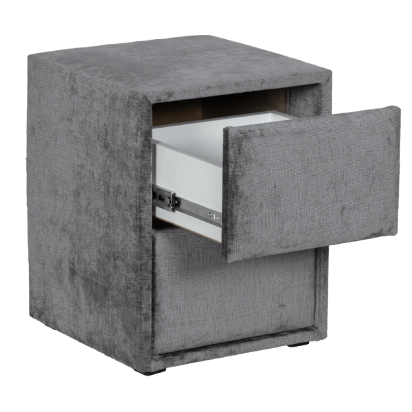 Нощно шкафче за спалня LINDA - сив 13