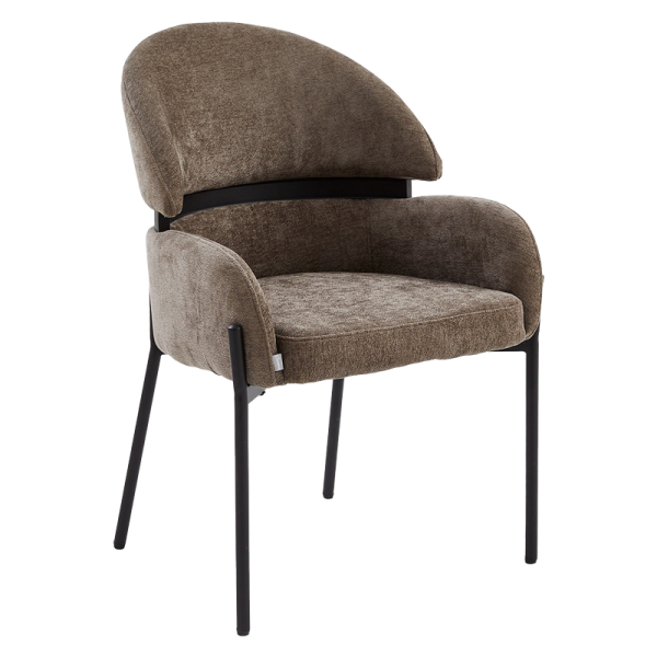 Трапезен стол ASTI - кафяв