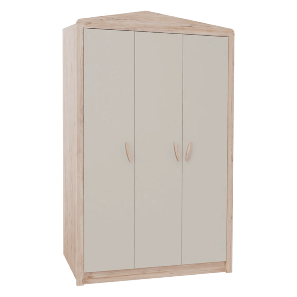 Трикрилен детски гардероб MY HOUSE