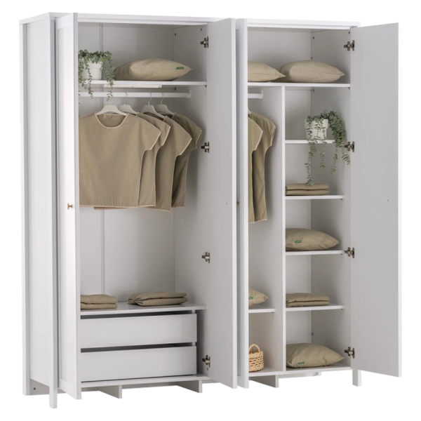 Четирикрилен детски гардероб OSLO