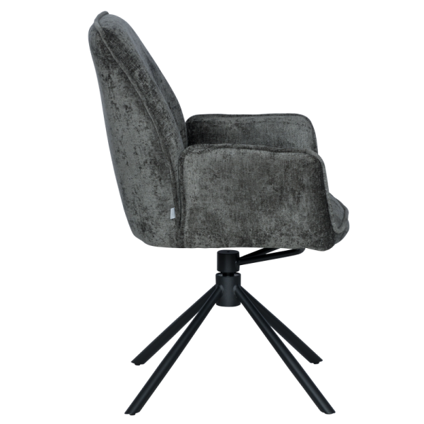 Трапезен стол PRATO - тъмносив