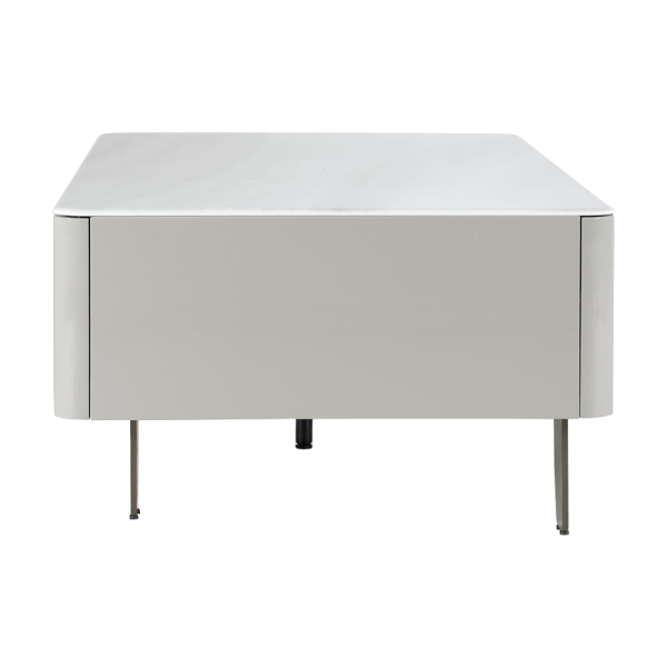 Холна маса LIORA - бял-капучино