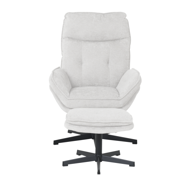 Кресло с табуретка ANDREA - шампанско