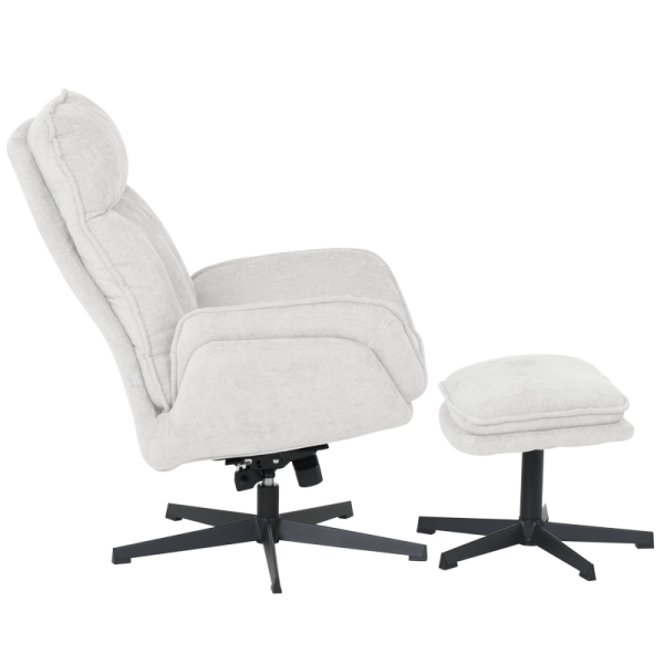 Кресло с табуретка ANDREA - шампанско