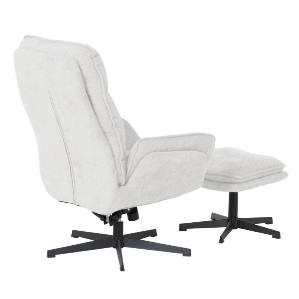 Кресло с табуретка ANDREA - шампанско