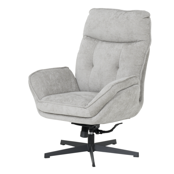 Кресло с табуретка ANDREA - светлосиво