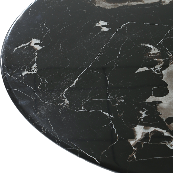 Комплект холни маси BALDER - черен-бял