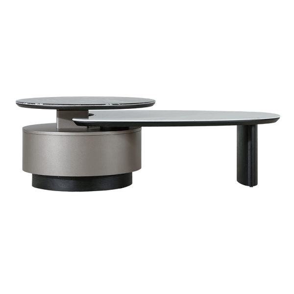 Холна маса BAKER - черен-бял