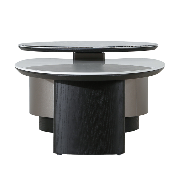 Холна маса BAKER - черен-бял