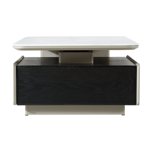 Холна маса ALIVIA - бял-капучино