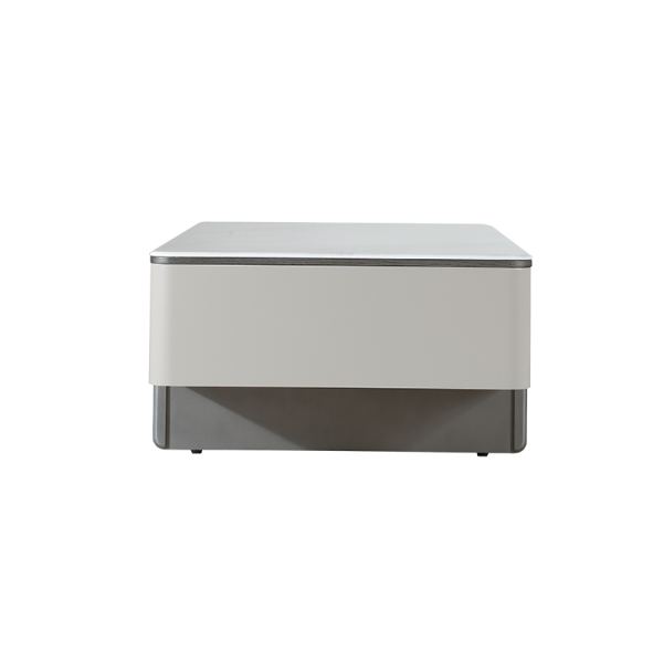 Холна маса FLINT - бял-капучино