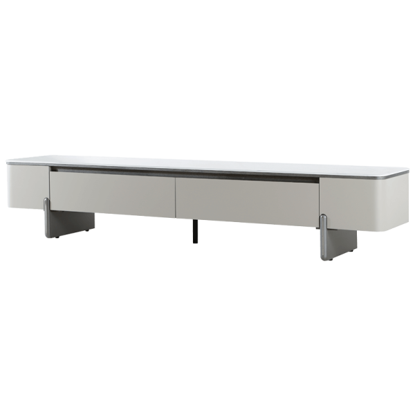 ТВ шкаф VALA - бял-капучино