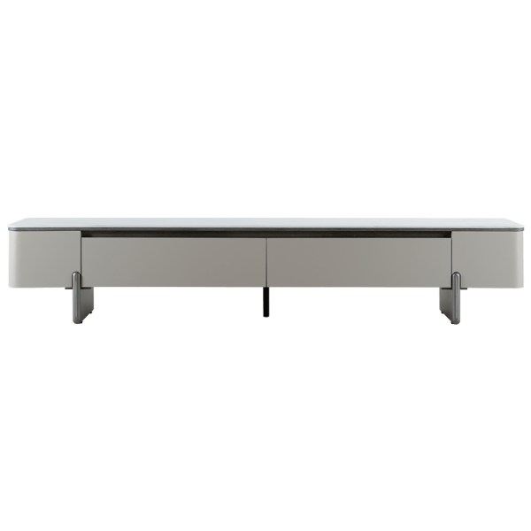 ТВ шкаф VALA - бял-капучино