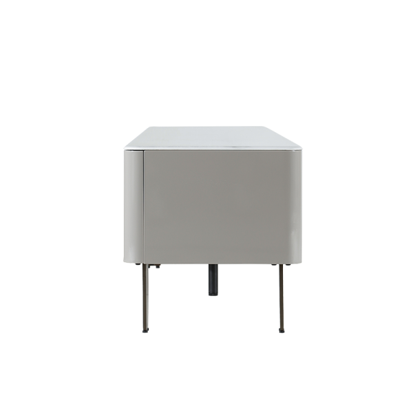 Тв шкаф LONI - бял-капучино