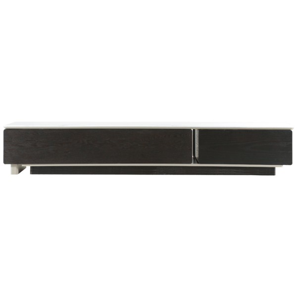 Тв шкаф AMARIS - бял-капучино