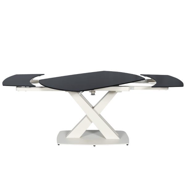 Разтегателна трапезна маса MATEO - черна