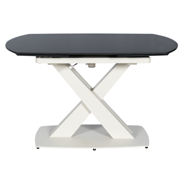 Разтегателна трапезна маса MATEO - черна