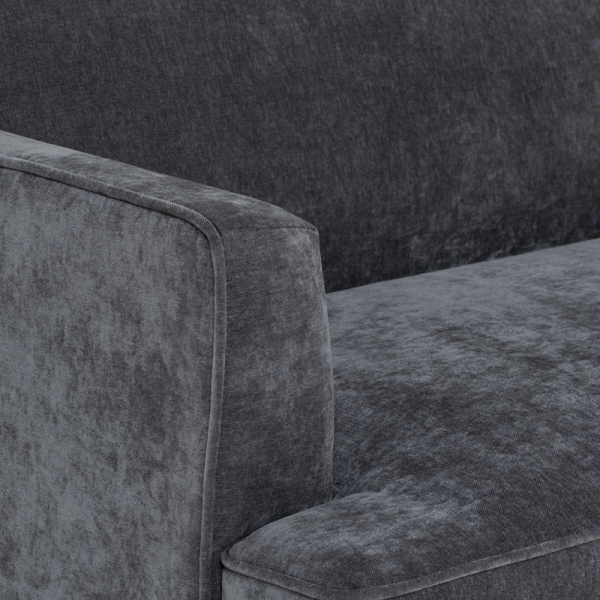 Разтегателен диван-тройка OPALA - тъмносив М18