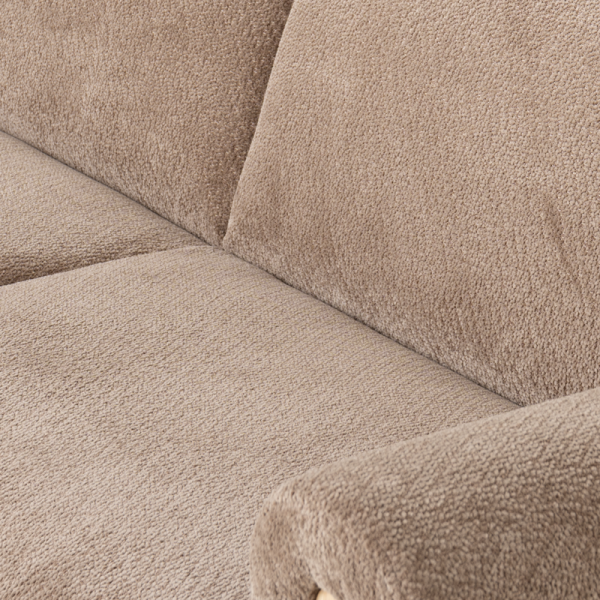 Разтегателен диван - тройка GOMA - кафяв E40