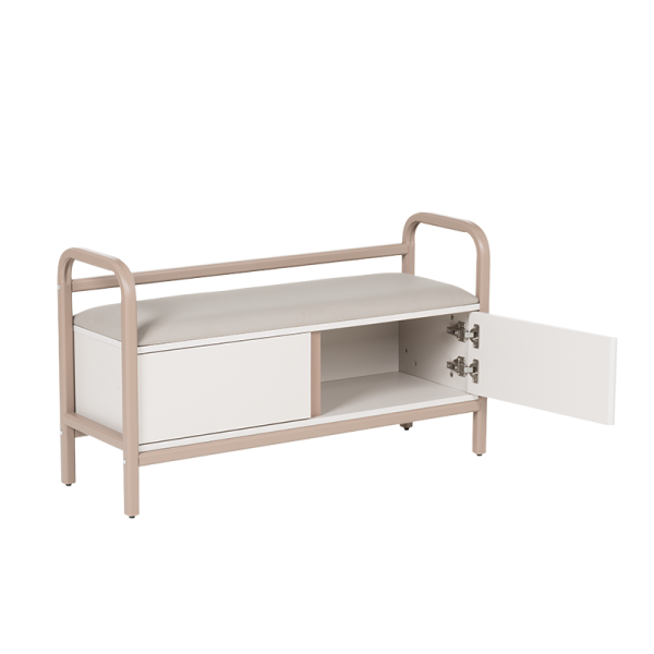 Шкаф за обувки с пейка BALABAC - капучино