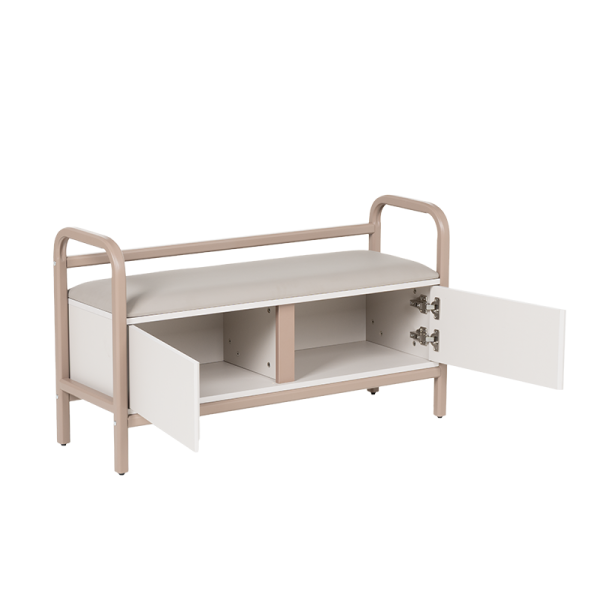 Шкаф за обувки с пейка BALABAC - капучино