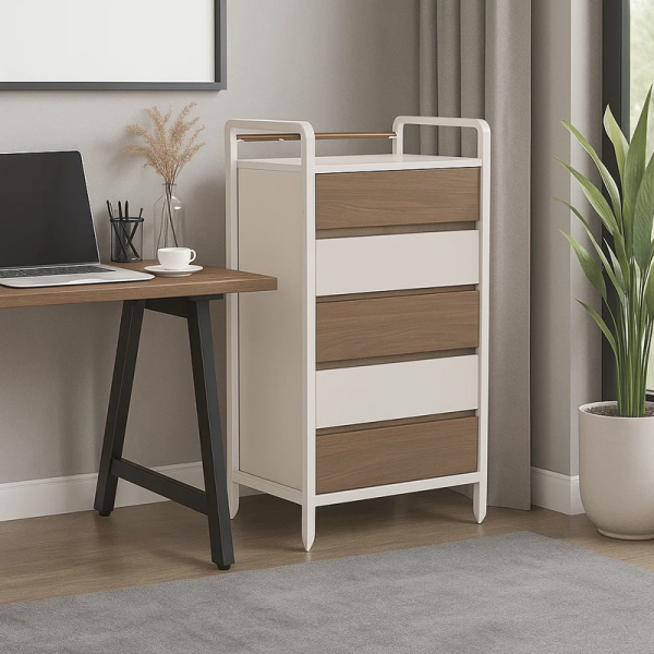 Шкаф с 5 чекмеджета TALISAY - капучино