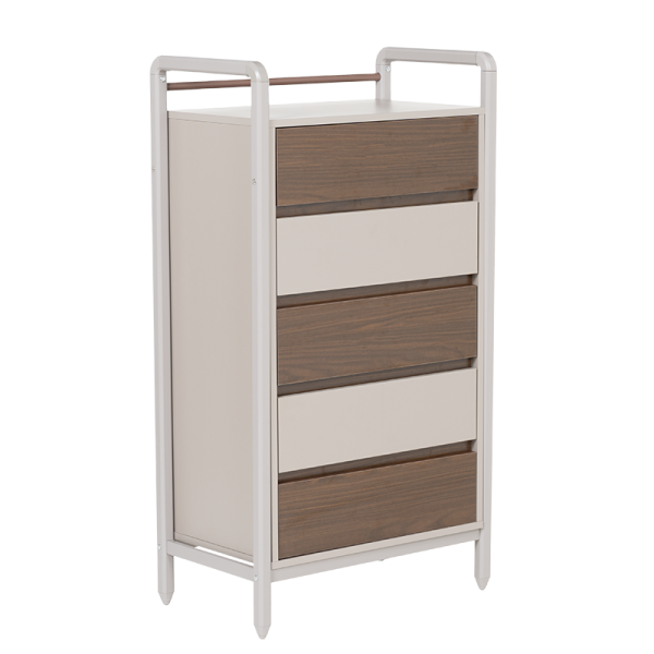 Шкаф с 5 чекмеджета TALISAY - капучино