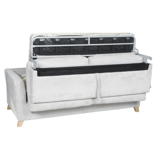 Разтегателен диван - тройка FIZI  - светлосив E05