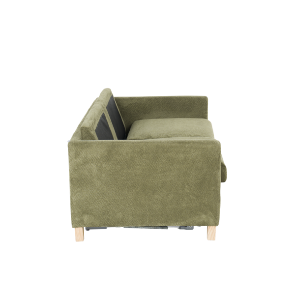 Разтегателен диван - тройка FIZI  - зелен Е75