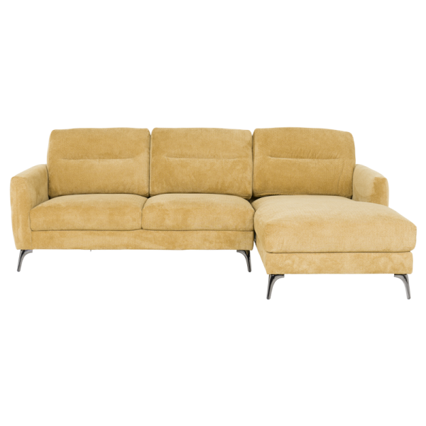 Ъглов диван INGA - жълт V68