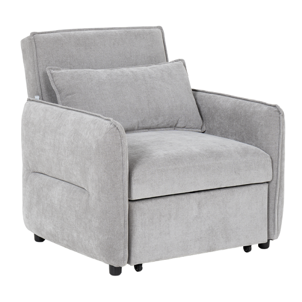 Разтегателен фотьойл AKETI - сив М11