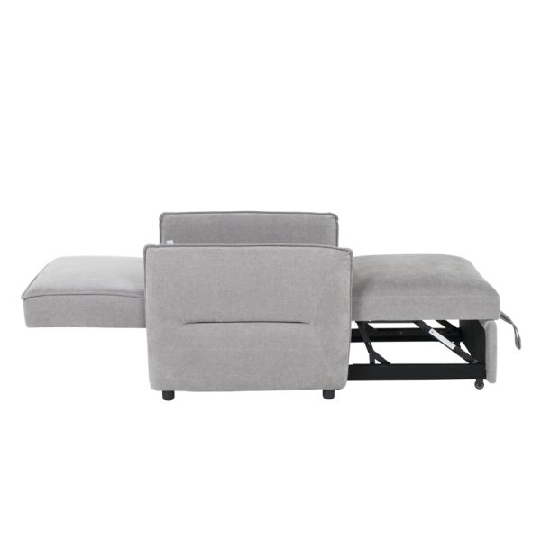 Разтегателен фотьойл AKETI - сив М11