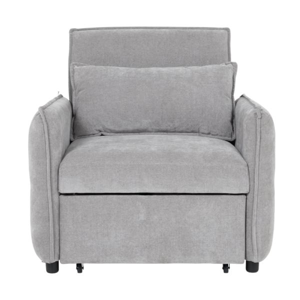 Разтегателен фотьойл AKETI - сив М11