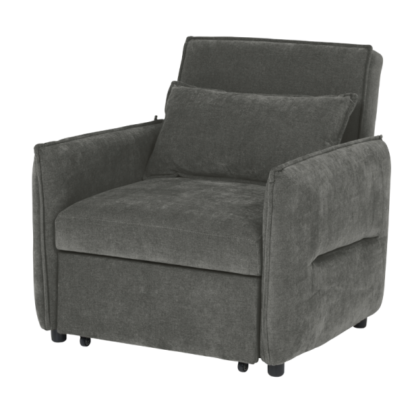 Разтегателен фотьойл AKETI - тъмносив М18