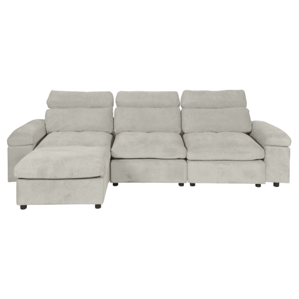 Ъглов диван POKO - шампанско C02